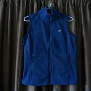 Vineyard Vines Dark Blue Fleece Sleeveless Jacket